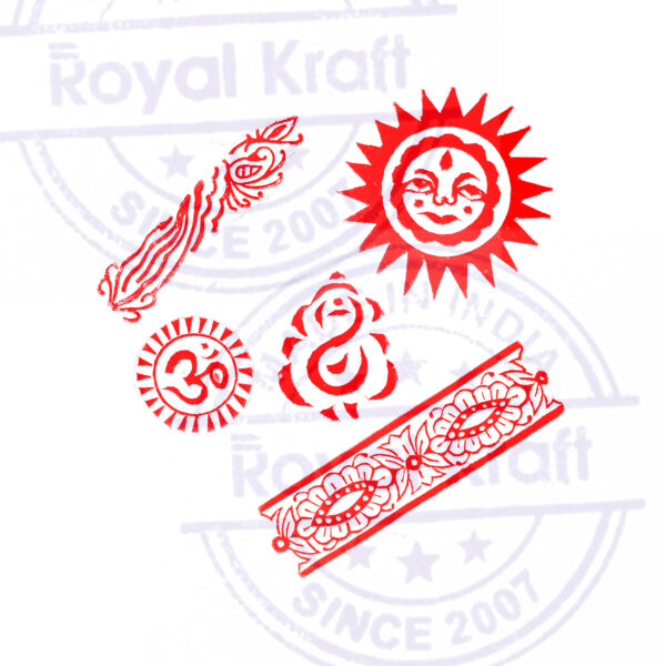 Religious Wooden Stamps - Set