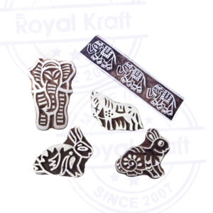 Animal Wooden Stamps - Set