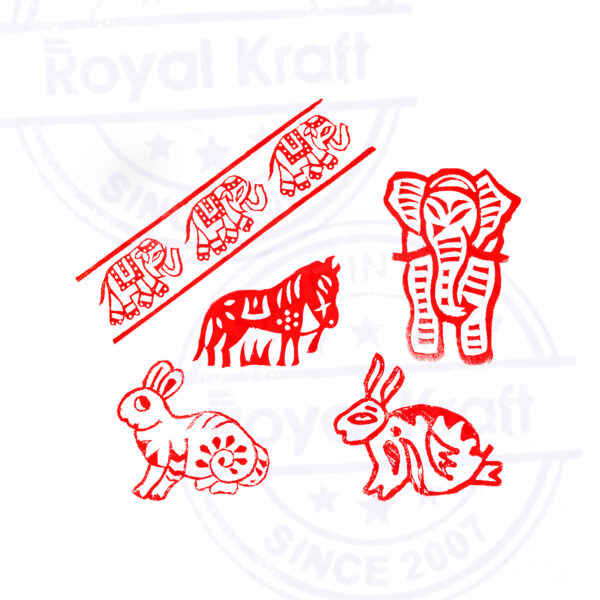 Animal Wooden Stamps - Set