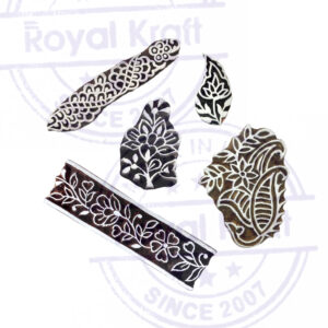 Floral Wooden Stamps - Set