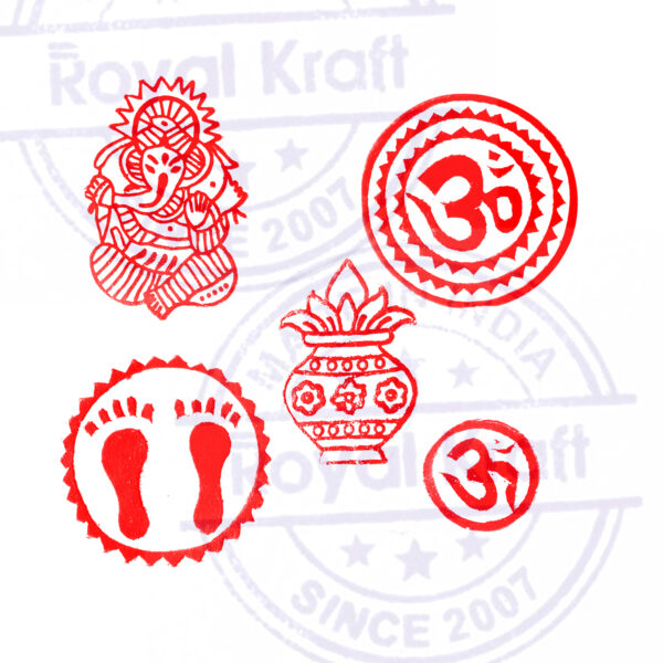 Religious Wooden Stamps - Set