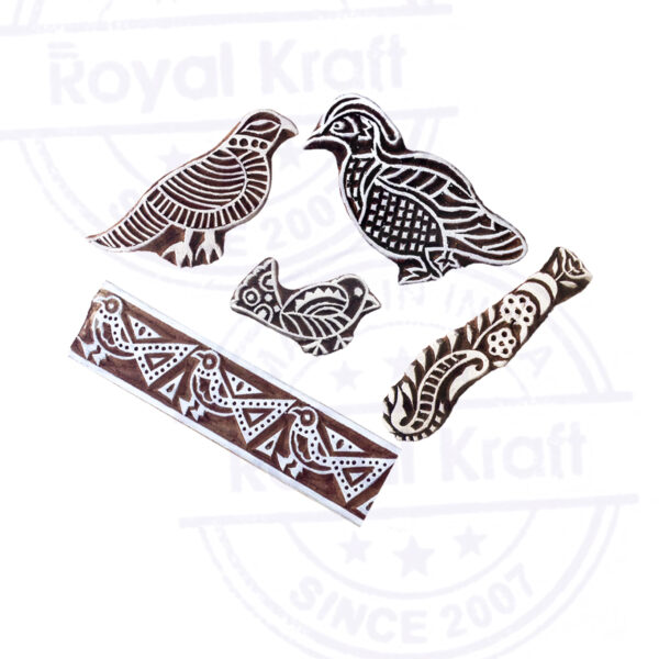 Animal Wooden Stamps - Set