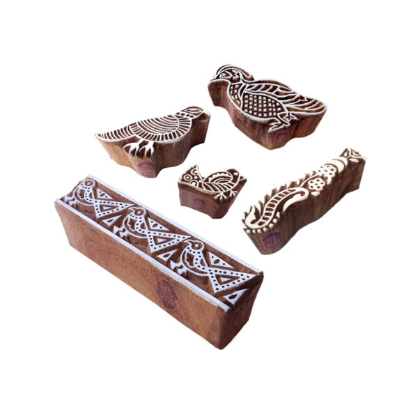 Animal Wooden Stamps - Set