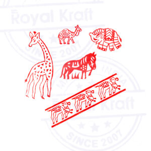 Animal Wooden Stamps - Set