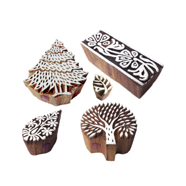 Tree Wooden Stamps - Set