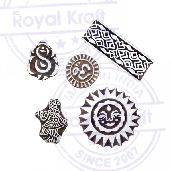 Religious Wooden Stamps - Set