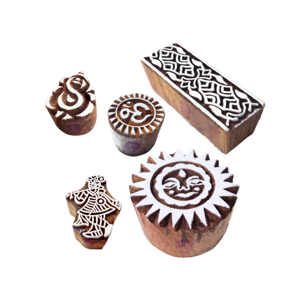 Religious Wooden Stamps - Set