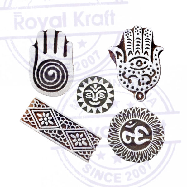 Religious Wooden Stamps - Set