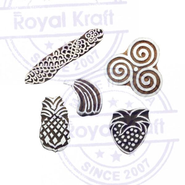 Fruit Wooden Stamps - Set