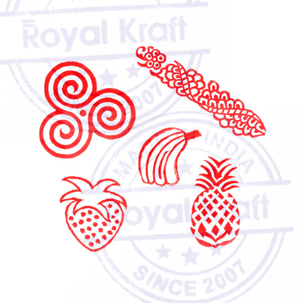 Fruit Wooden Stamps - Set
