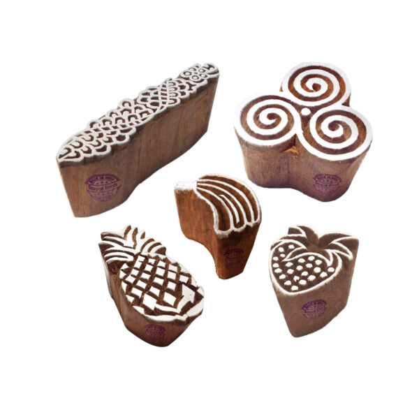 Fruit Wooden Stamps - Set