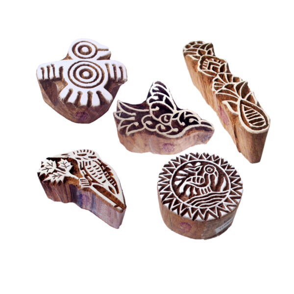 Animal Wooden Stamps - Set
