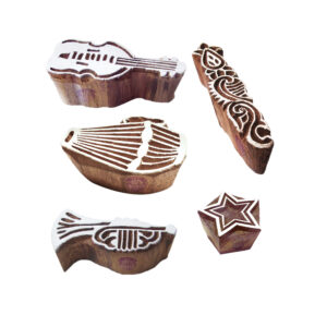 Musical Wooden Stamps - Set