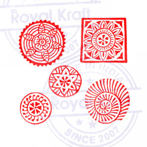 Round Wooden Stamps - Set