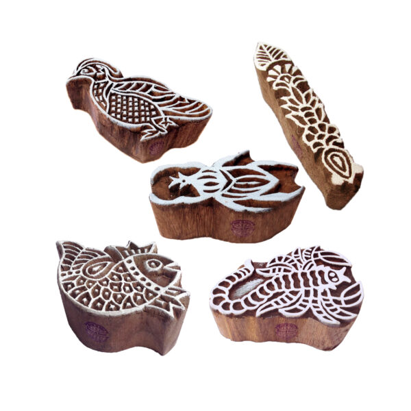 Animal Wooden Stamps - Set