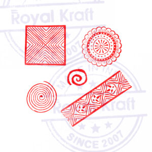 Round Wooden Stamps - Set