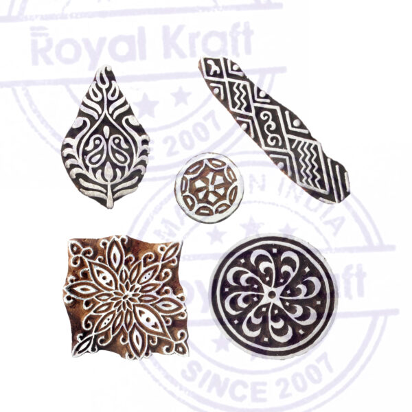Assorted Wooden Stamps - Set