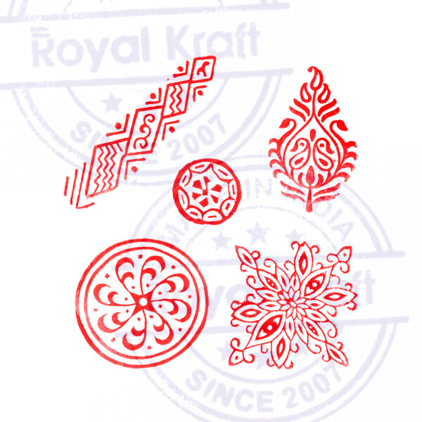Assorted Wooden Stamps - Set