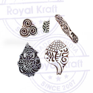 Indian Wooden Stamps - Set