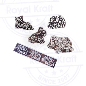 Animal Wooden Stamps - Set