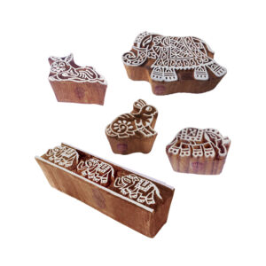 Animal Wooden Stamps - Set