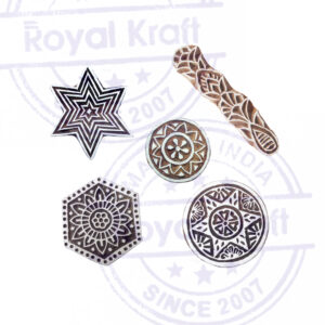 Round Wooden Stamps - Set
