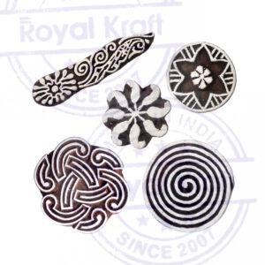 Round Wooden Stamps - Set