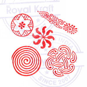 Round Wooden Stamps - Set