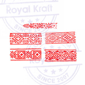 Border Wooden Stamps - Set