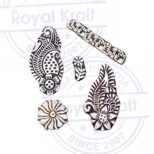 Paisley Wooden Stamps - Set