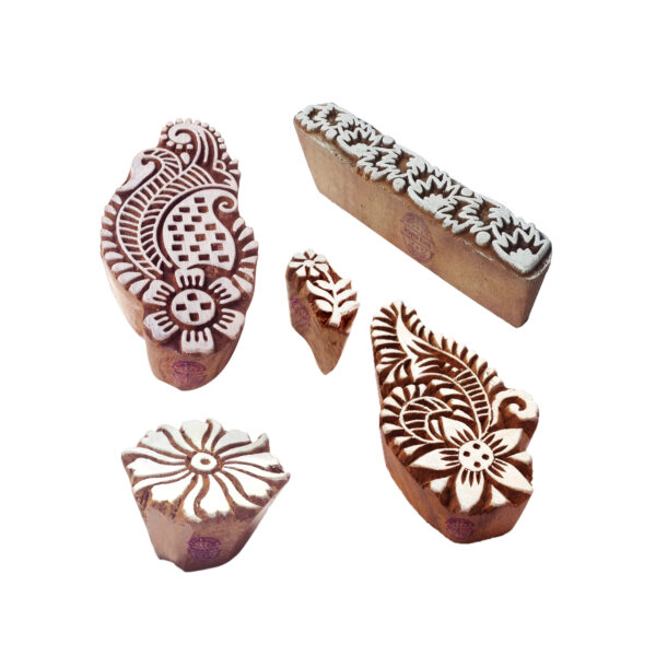 Paisley Wooden Stamps - Set