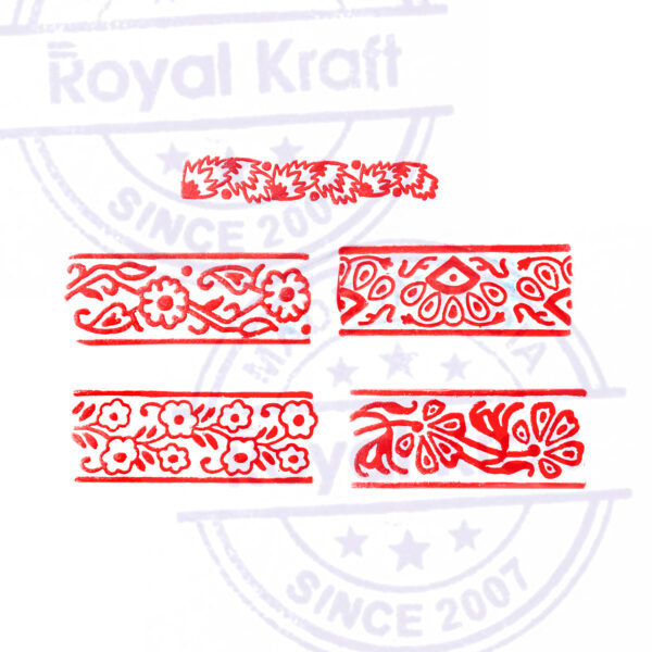 Border Wooden Stamps - Set