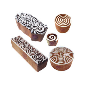 Round Wooden Stamps - Set