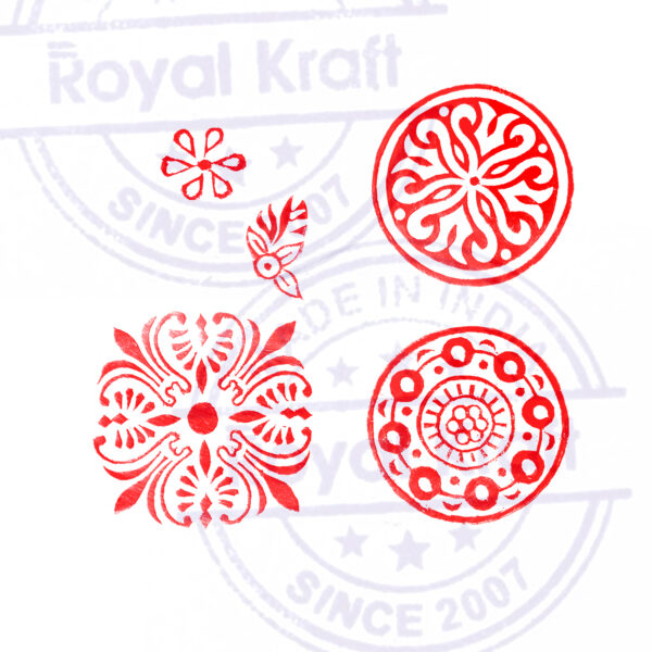 Round Wooden Stamps - Set