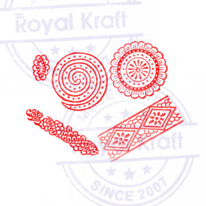 Round Wooden Stamps - Set