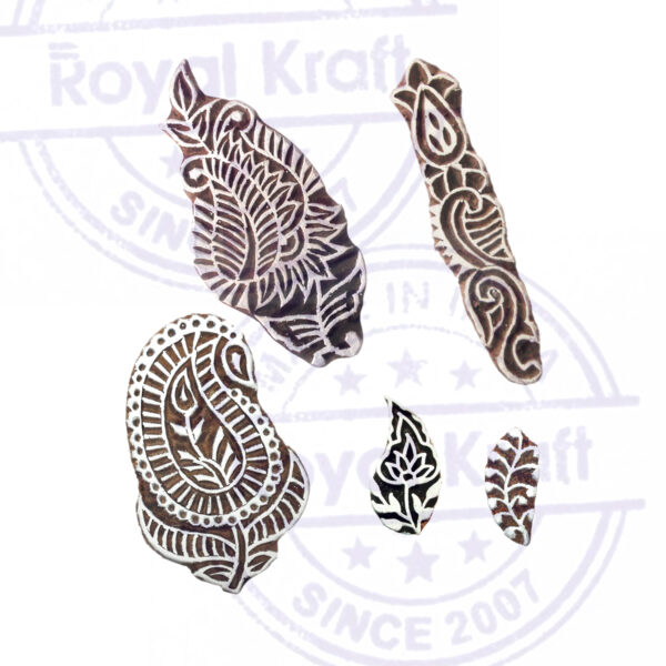 Paisley Wooden Stamps - Set