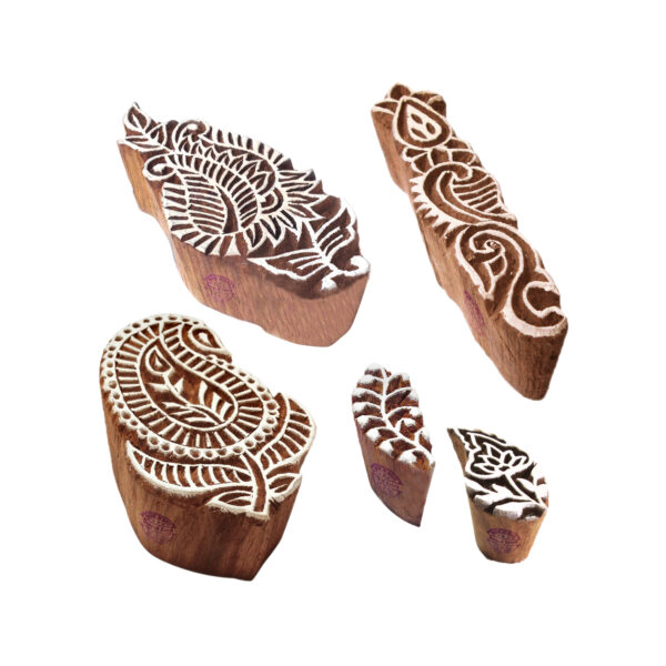 Paisley Wooden Stamps - Set