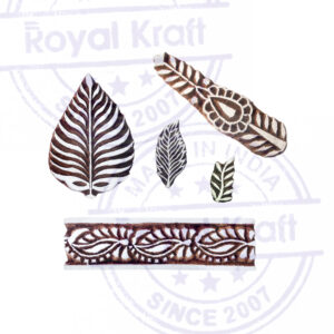Indian Wooden Stamps - Set