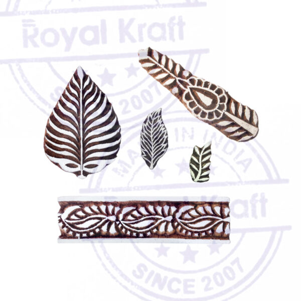 Indian Wooden Stamps - Set