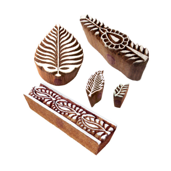 Indian Wooden Stamps - Set