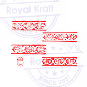 Border Wooden Stamps - Set