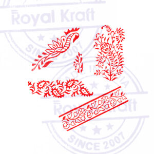 Border Wooden Stamps - Set
