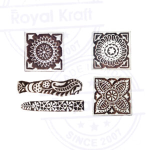 Square Wooden Stamps - Set