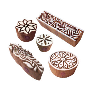 Round Wooden Stamps - Set