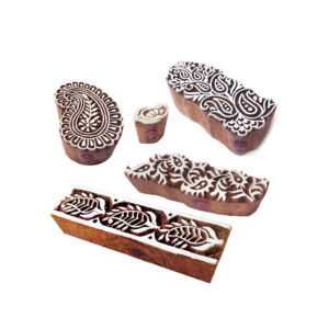 Paisley Wooden Stamps - Set