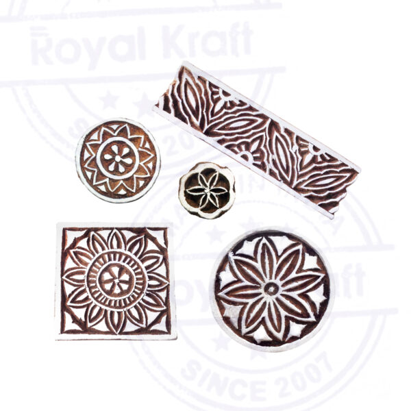 Round Wooden Stamps - Set