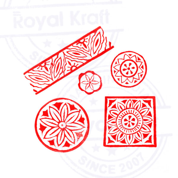Round Wooden Stamps - Set
