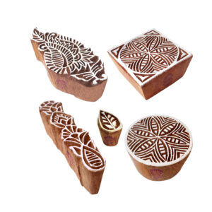Indian Wooden Stamps - Set