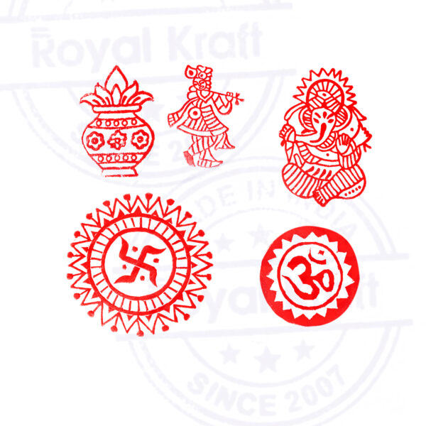 Religious Wooden Stamps - Set