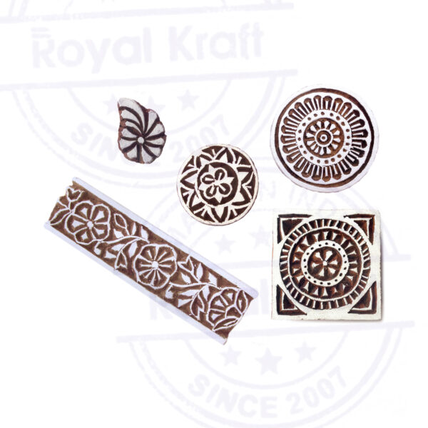 Assorted Wooden Stamps - Set